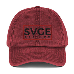 SVGE Collection BURGANDY Vintage Cap - Savage Season Apparel Store