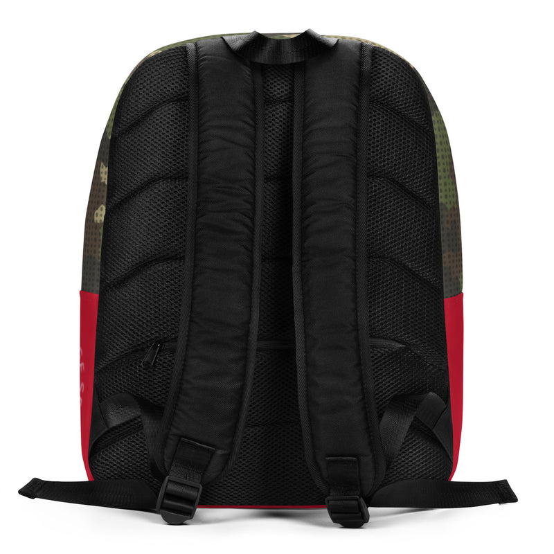 SVGE Athletics Backpack - Green Camo x Red - Savage Season Apparel Store