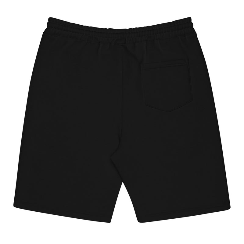 SVGE Collection Embroidered Fleece Shorts - Black / Red - Savage Season Apparel Store