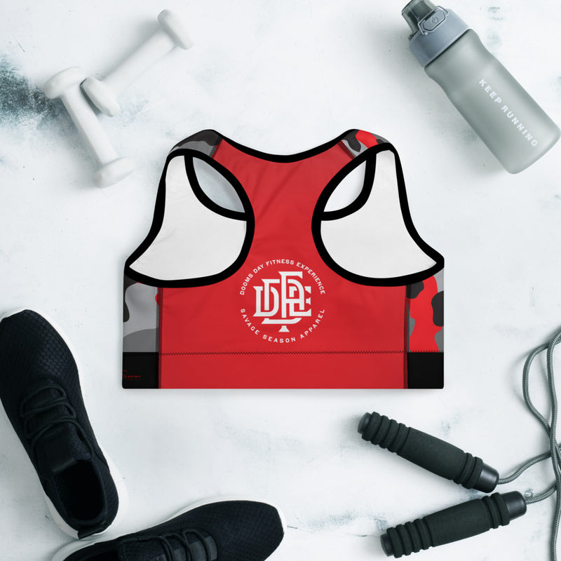 Premium Collection 'DDFE' Battle Red Camo Performance Top - Savage Season Apparel Store