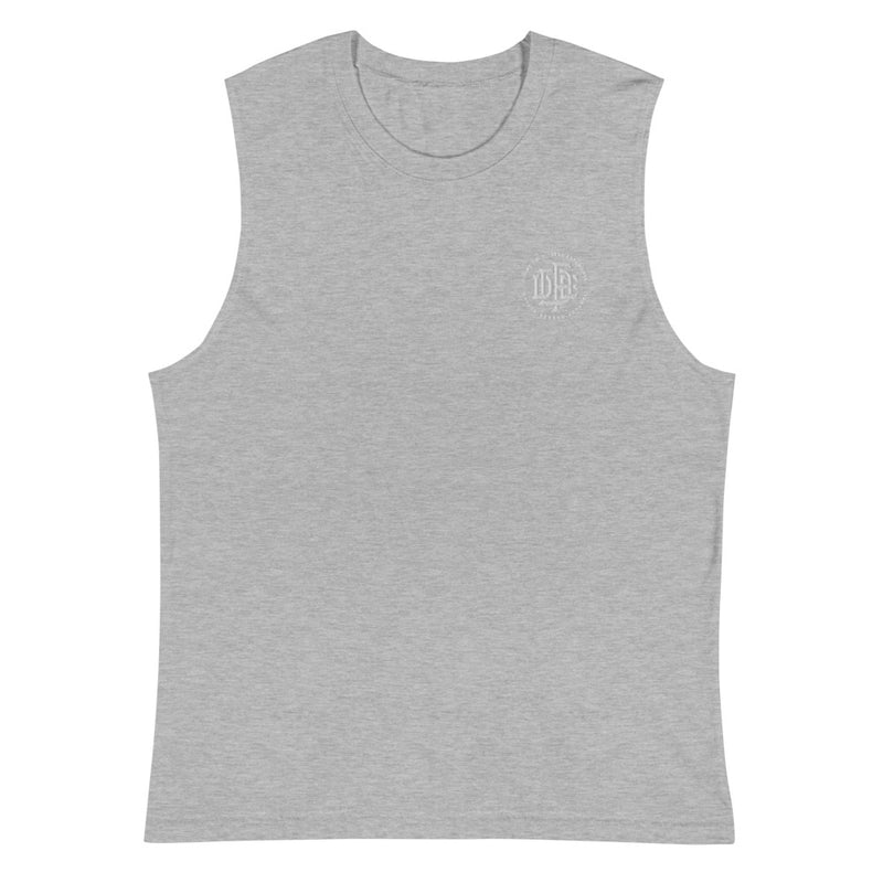 Premium Collection 'DDFE' Grey Sleeveless T-Shirt - Savage Season Apparel Store
