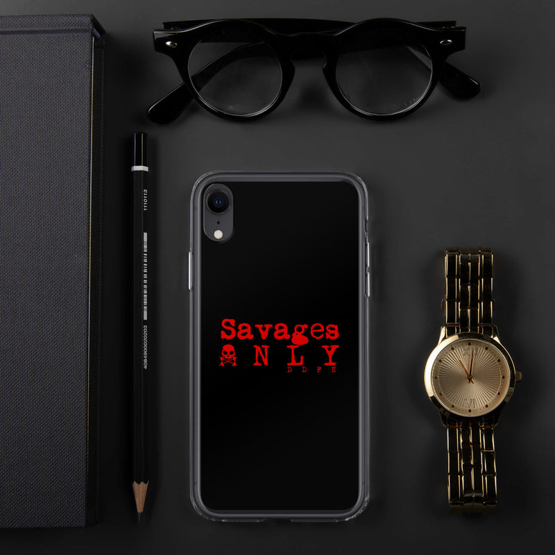 'Savages ONLY' iPhone Case - Savage Season Apparel Store