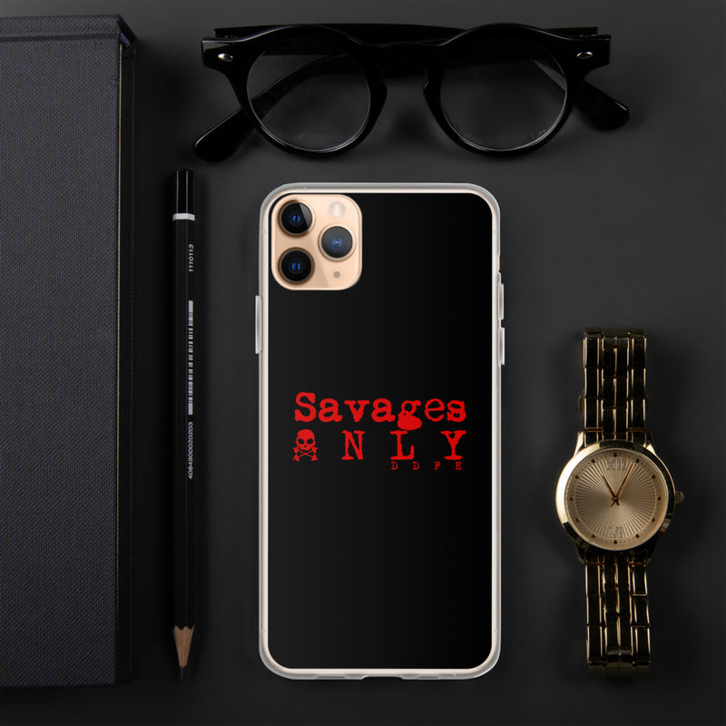 'Savages ONLY' iPhone Case - Savage Season Apparel Store