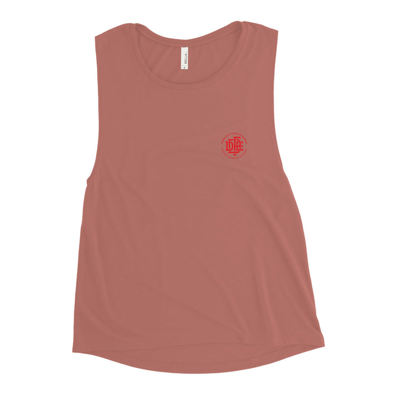 Premium Collection Ladies’ Pale Red Muscle Tank - Savage Season Apparel Store