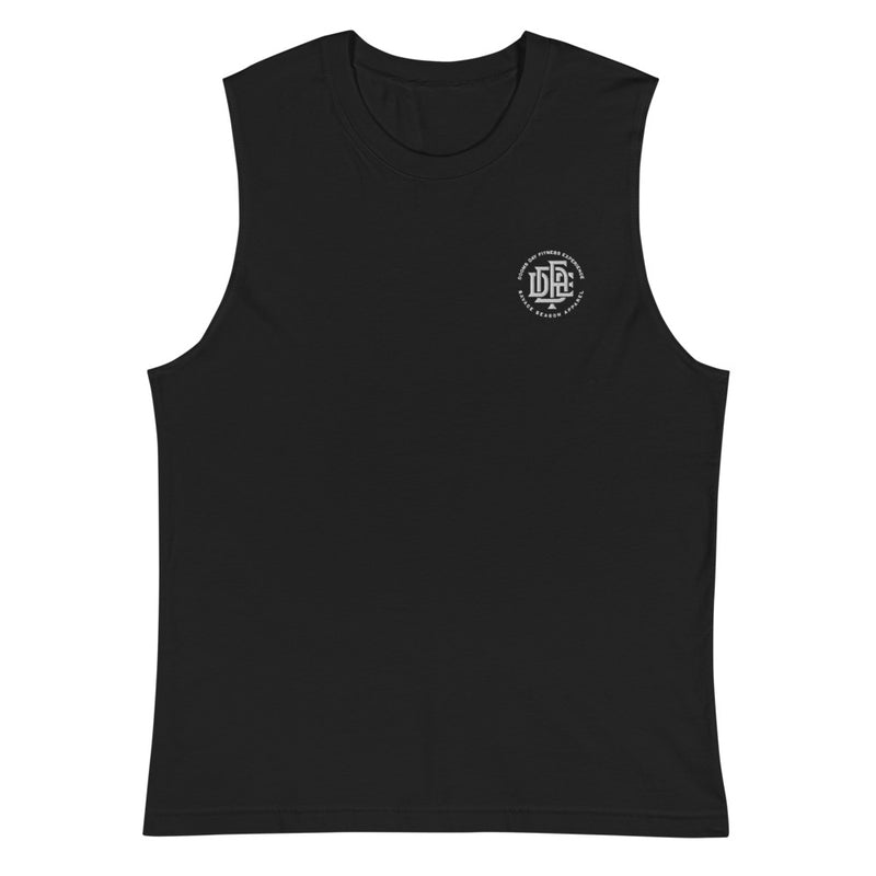 Premium Collection 'DDFE' Black Sleeveless T-Shirt - Savage Season Apparel Store