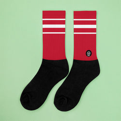 Classic Red Crew Sock - Savage Season Apparel Store
