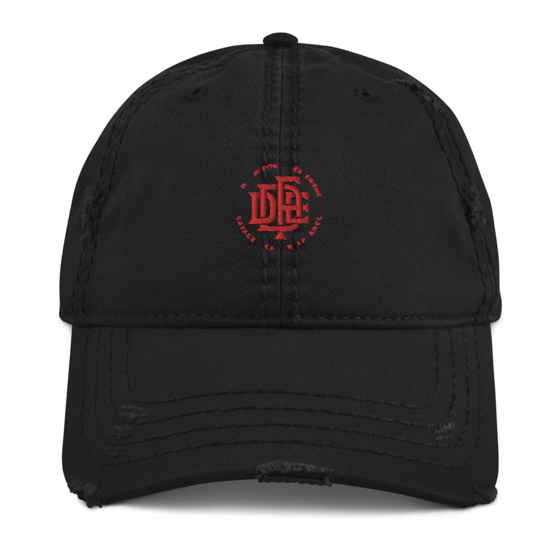 Premium Collection Black Distressed Dad Hat - Savage Season Apparel Store