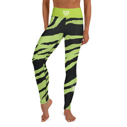 Premium Collection 'Green Tiger Stripe' Leggings - Savage Season Apparel Store