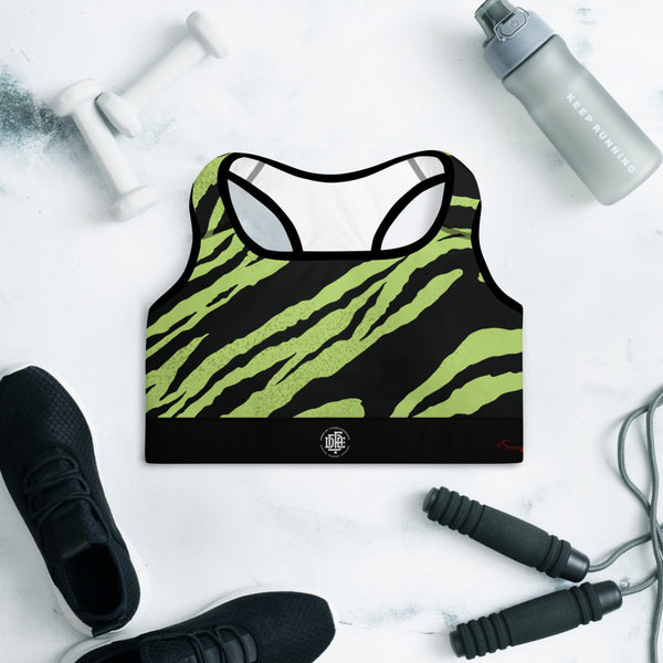 Premium Collection 'DDFE' Green Tiger Stripe Performance Top - Savage Season Apparel Store