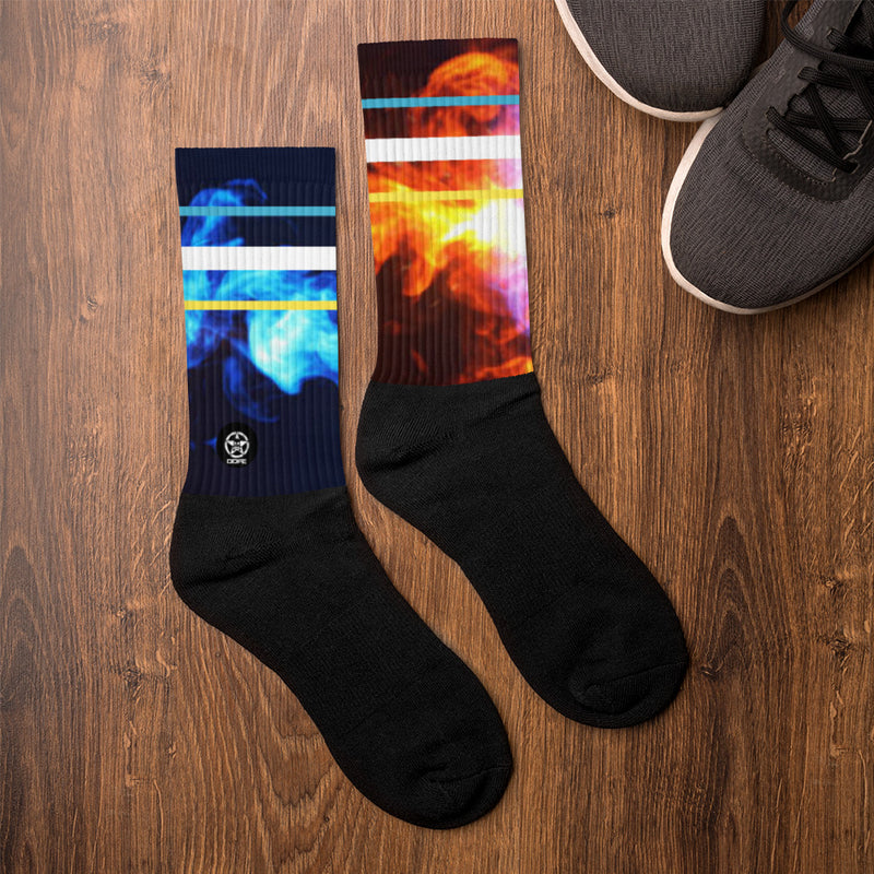'Savages ONLY' FIRE & ICE Crew Sock - Savage Season Apparel Store