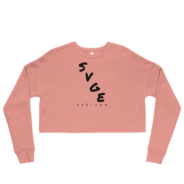 SVGE Collection Cola Crop Sweatshirt - Savage Season Apparel Store