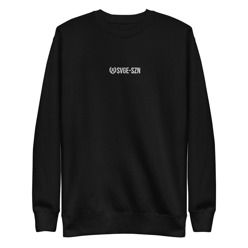 SVGE Unisex Premium Sweatshirt - Black - Savage Season Apparel Store